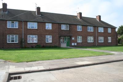Front of block