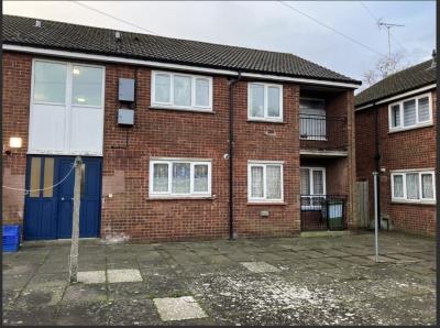 Rear view of block- communal garden