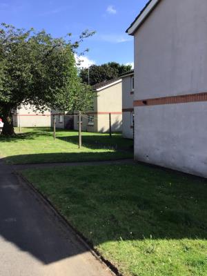 Rear of the flats