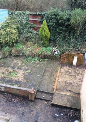Private rear garden