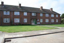 Front of block